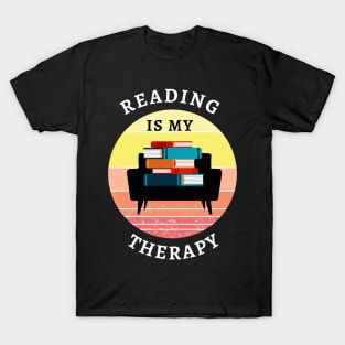 Reading Is My Therapy T-Shirt